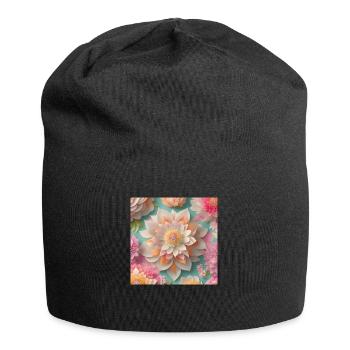 Amazing Flowers - Jersey Beanie - black - Front