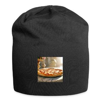 Pizza Lover Flavour - Jersey Beanie - black - Front