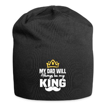 My father will always be my king - Jersey Beanie - black - Front