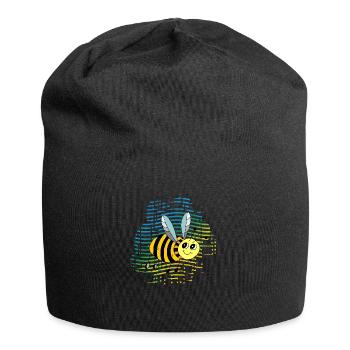 Bee - Jersey Beanie - black - Front