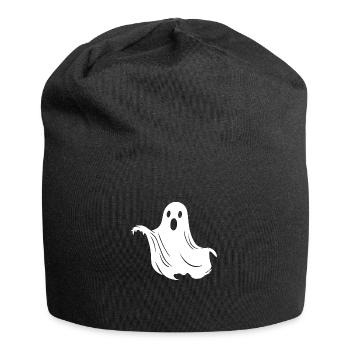 Ghost Ghosts Witching Hour Halloween - Jersey Beanie - black - Front