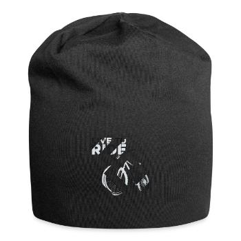 Vivre pour rouler - Bonnet en jersey - noir - Devant
