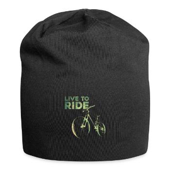 Vivre pour rouler - Bonnet en jersey - noir - Devant