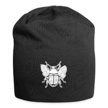 Insekten Krabbeltiere Arthropoden - Jersey-Beanie - Schwarz - Vorne