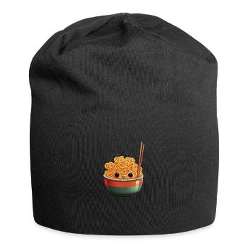 Süße Ramen Suppe - Jersey-Beanie - Schwarz - Vorne
