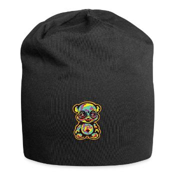 Horror Scary Bears Halloween Demon Bear - Jersey Beanie - black - Front