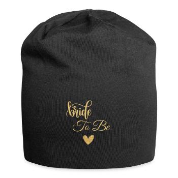 Braut zu sein - Jersey-Beanie - Schwarz - Vorne
