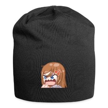 Pillowg1rl Emote Rage - Jersey-Beanie - Schwarz - Vorne