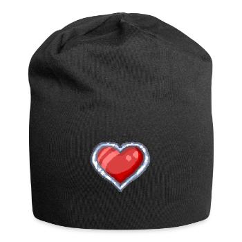 Pillowg1rl Emote Herz - Jersey-Beanie - Schwarz - Vorne