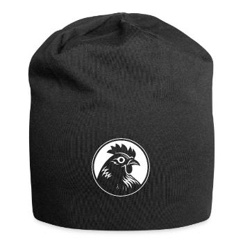 Poulet Poulailler Volaille Coq Ferme - Bonnet en jersey - noir - Devant