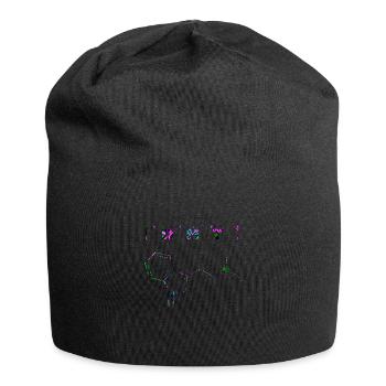 Molécule DMT - Bonnet en jersey - noir - Devant