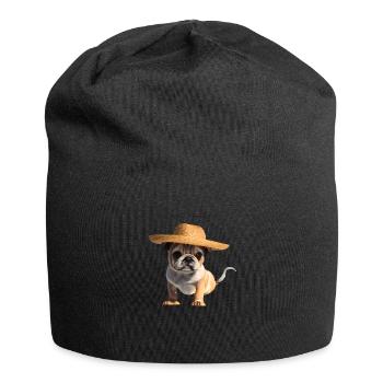 Propriétaires de chiens Bulldog Chiens Propriétaires de chiens - Bonnet en jersey - noir - Devant