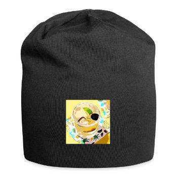 Comic Cocktail - Jersey-Beanie - Schwarz - Vorne