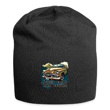 Keep calm and Cruise - Jersey Beanie - black - Front