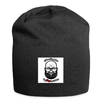 Glatze Papa - Jersey-Beanie - Schwarz - Vorne