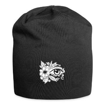 Auge Augen Augenarzt - Jersey-Beanie - Schwarz - Vorne