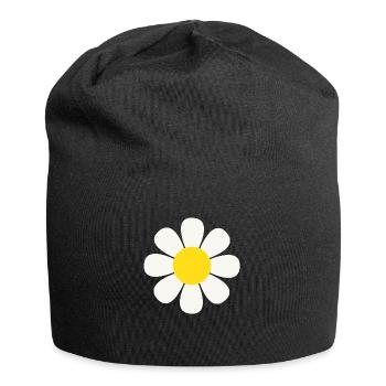Gänseblümchen Blume Daisy Flower - Jersey Beanie - black - Front