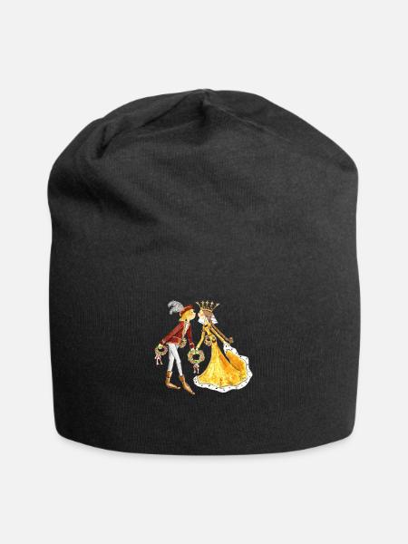 Landshuter T Shirt Hochzeit Pärchen - Jersey-Beanie - Schwarz