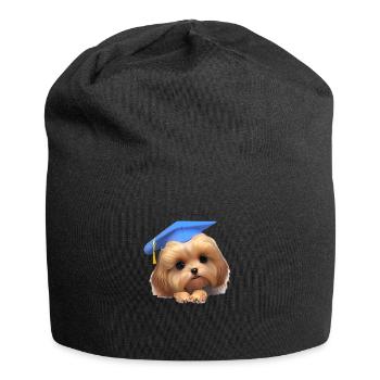Bachelor Dogs Graduation Terrier Studies - Jersey Beanie - black - Front