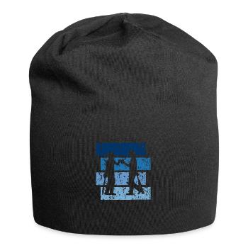 Vintage-Geschenk Cricket - Jersey-Beanie - Schwarz - Vorne