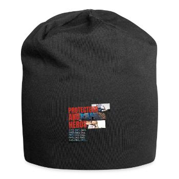 dessin de la fête des pères - Bonnet en jersey - noir - Devant