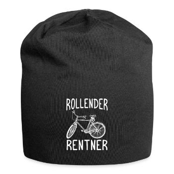 Radfahrer Mountainbike Fahrrad - Jersey-Beanie - Schwarz - Vorne