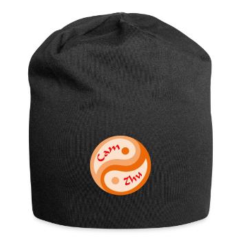 CamZhu Logo - Jersey Beanie - black - Front