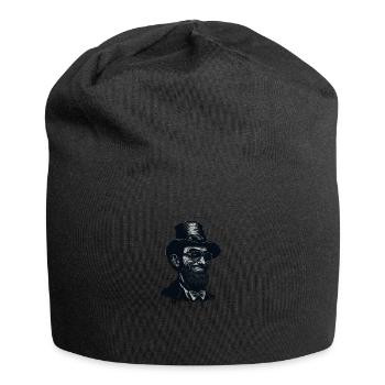 Funny Patriotic Abe Abraham Lincoln USA Men - Jersey Beanie - black - Front