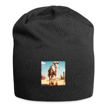 cool camel - Jersey Beanie - black - Front