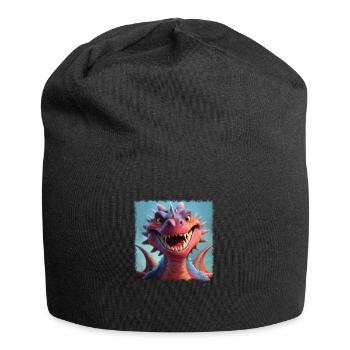 cool dragon - Jersey Beanie - black - Front