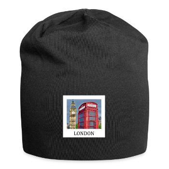 Big Ben de Londres - Bonnet en jersey - noir - Devant