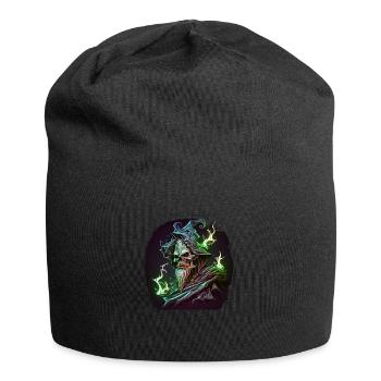 Nekromant - Jersey-Beanie - Schwarz - Vorne