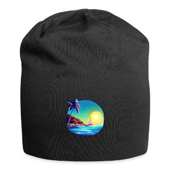 voilier voilier voilier voilier voilier voilier - Bonnet en jersey - noir - Devant