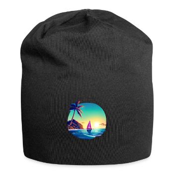 voilier voilier voilier voilier voilier voilier - Bonnet en jersey - noir - Devant