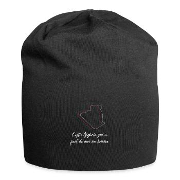 C est l Algérie qui a fait de moi un homme - Bonnet en jersey - noir - Devant