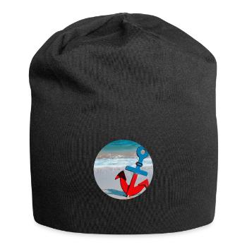 Ancre - Océan - Bonnet en jersey - noir - Devant
