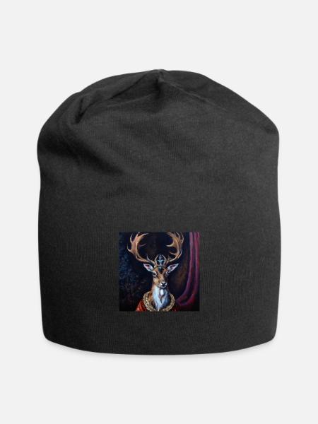 Le Roi Cerf - Bonnet en jersey - noir