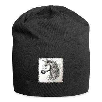 cool idée cadeau cadeau happy idée de cadeau - Bonnet en jersey - noir - Devant