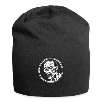 Zombie Untoter Halloween Horror - Jersey-Beanie - Schwarz - Vorne