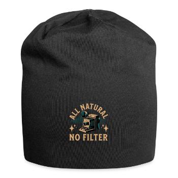 All Natural No Filter Vintage Camera - Jersey Beanie - black - Front