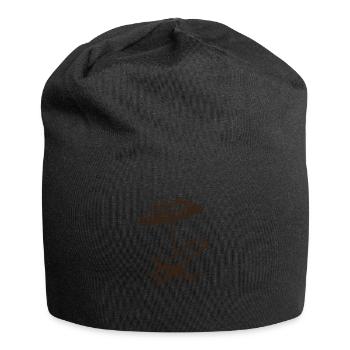 Sommer - Jersey-Beanie - Schwarz - Vorne