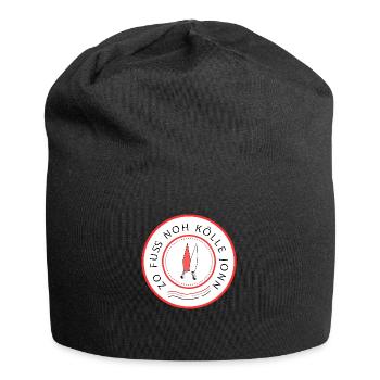 zu Fuss noh Koelle - Jersey-Beanie - Schwarz - Vorne