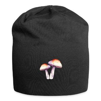 pilze - Jersey-Beanie - Schwarz - Vorne