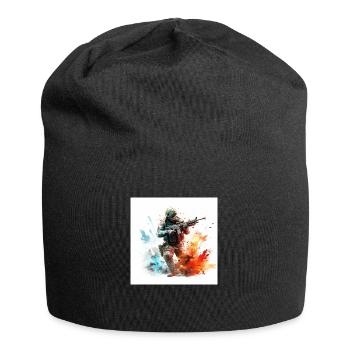 Art de jeu CoD BF 2042 BF4 BF3 BF2 - Bonnet en jersey - noir - Devant