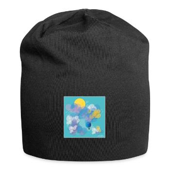 Freiheit - Jersey-Beanie - Schwarz - Vorne