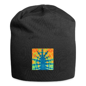 Modèle de matrice de tye - Bonnet en jersey - noir - Devant