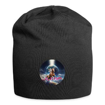 earth show jumping jump - Jersey-Beanie - Schwarz - Vorne