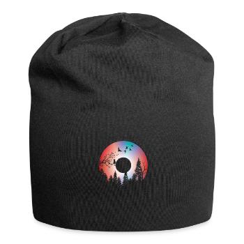 Nature Disque Vinyle - Bonnet en jersey - noir - Devant