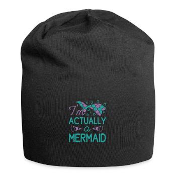 Je suis actuellement une sirène, Mermaids Summer Fun - Bonnet en jersey - noir - Devant