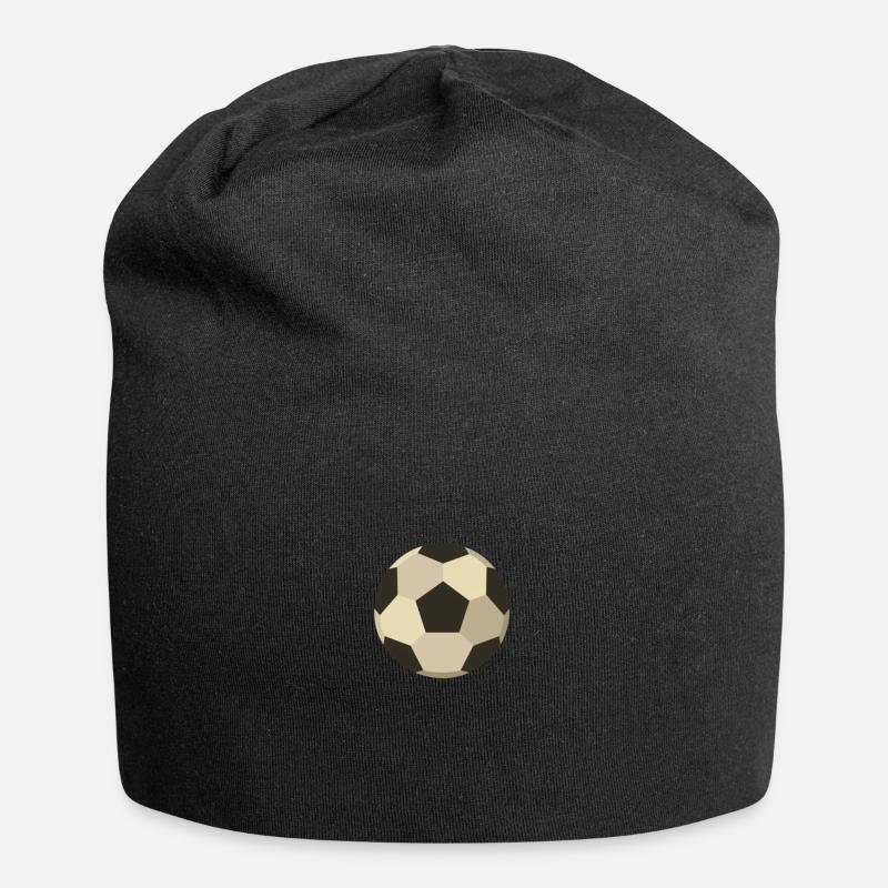 Fussball - Jersey-Beanie - Schwarz